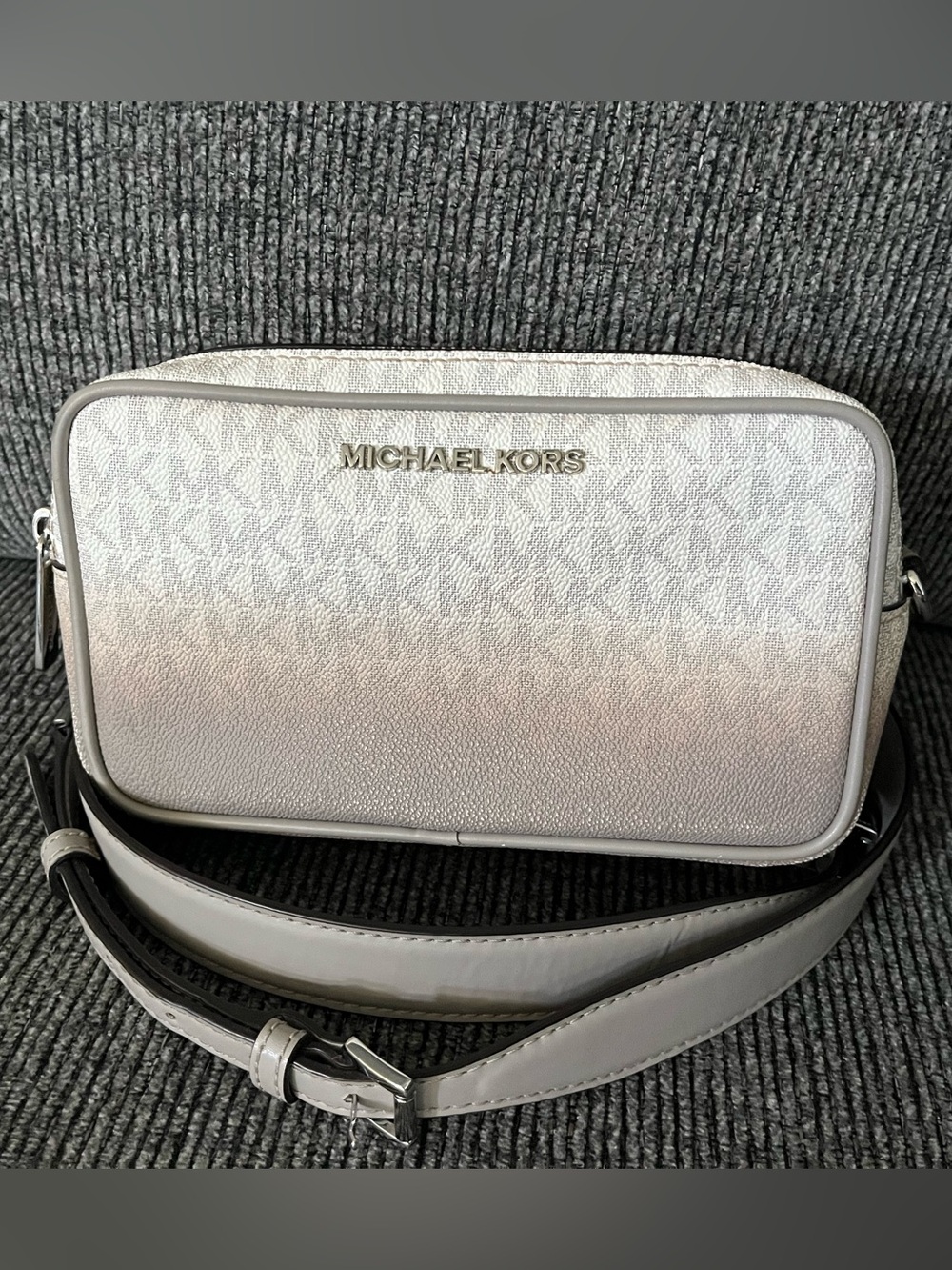 Michael Kors Ombre Monogram Crossbody Camera Bag